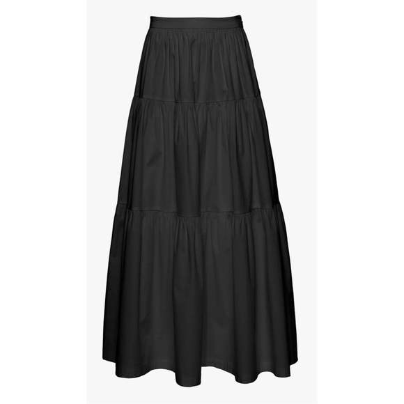 STAUD Sea Skirt in Black Size 10 - Picture 2 of 8